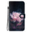 For Samsung Galaxy S26 Ultra Wallet Phone Case Anti-Drop Pattern Printing Leather Flip Cover with Strap - Purple Peony - 7