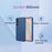 For Samsung Galaxy S26 Case Liquid Silicone Feel Soft TPU Protective Phone Cover - Blue - 2
