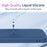 For Samsung Galaxy S26 Case Liquid Silicone Feel Soft TPU Protective Phone Cover - Blue - 5