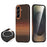 SULADA For Samsung Galaxy S26 Magnetic Case Hard PC Anti-Scratch Phone Cover - Sunset Orange - 1