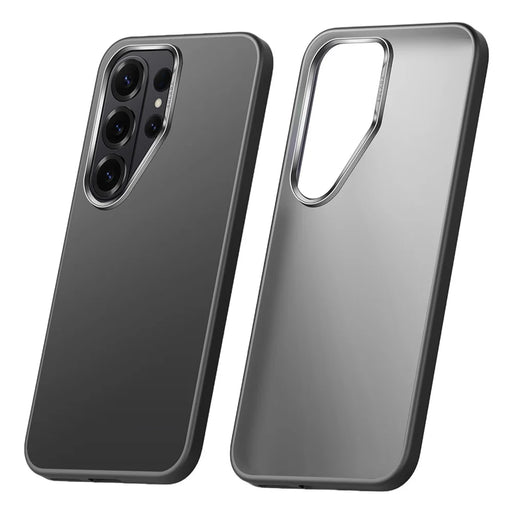 SULADA For Samsung Galaxy S26 Ultra Case PC+TPU Shockproof Matte Phone Protector Cover - Titanium Black - 1