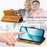 CASENEO For Samsung Galaxy S26+ Phone Cases PU Leather Cover Stand with RFID Blocking Wallet - Black - 5