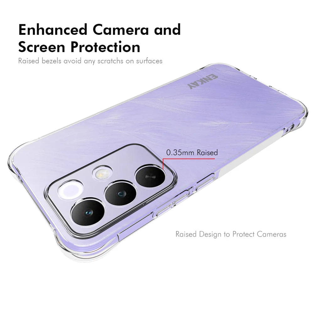 ENKAY HAT PRINCE For Realme C85 Pro 4G Clear Phone Case   Shockproof Anti-slip TPU Cover - Transparent - 3