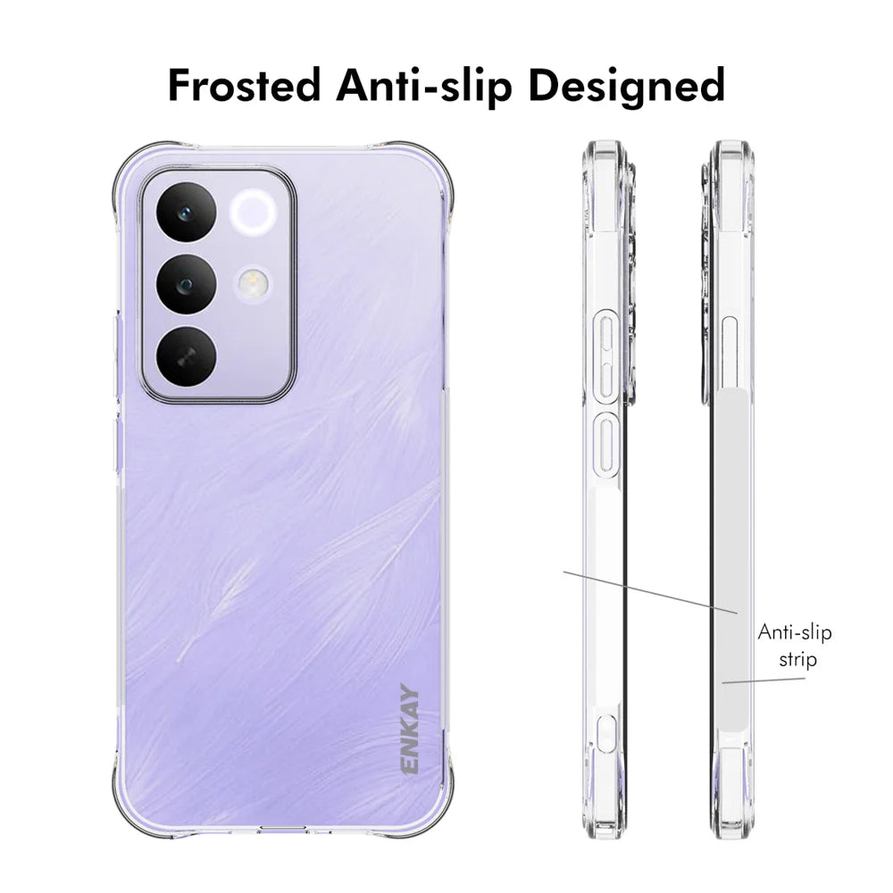 ENKAY HAT PRINCE For Realme C85 Pro 4G Clear Phone Case   Shockproof Anti-slip TPU Cover - Transparent - 4