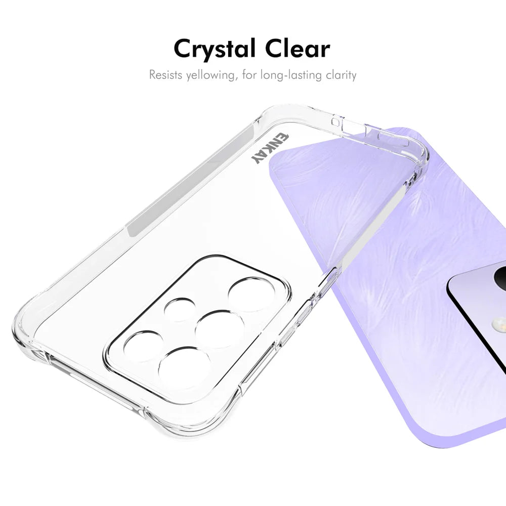 ENKAY HAT PRINCE For Realme C85 Pro 4G Clear Phone Case   Shockproof Anti-slip TPU Cover - Transparent - 5