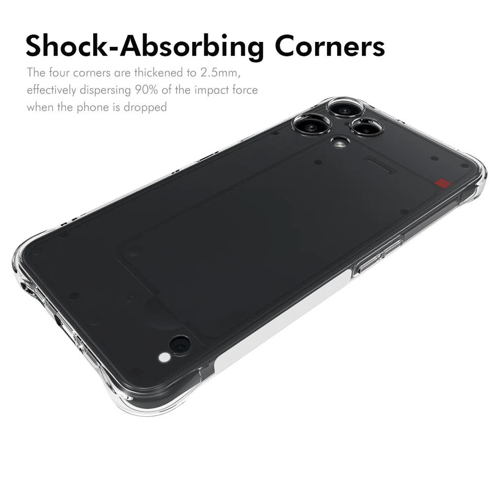 ENKAY HAT PRINCE For Nothing Phone (3a) Lite 5G Clear Phone Case   Shockproof Anti-slip TPU Cover - Transparent - 2