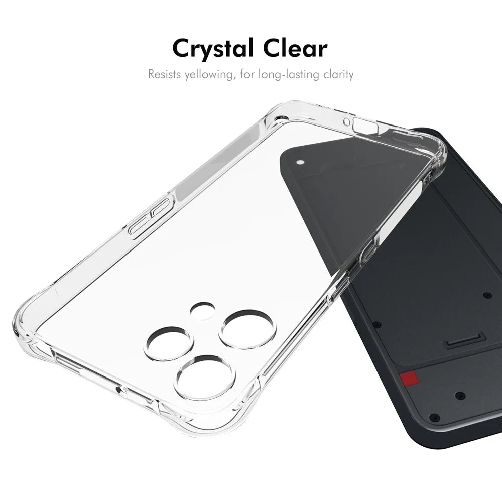 ENKAY HAT PRINCE For Nothing Phone (3a) Lite 5G Clear Phone Case   Shockproof Anti-slip TPU Cover - Transparent - 5