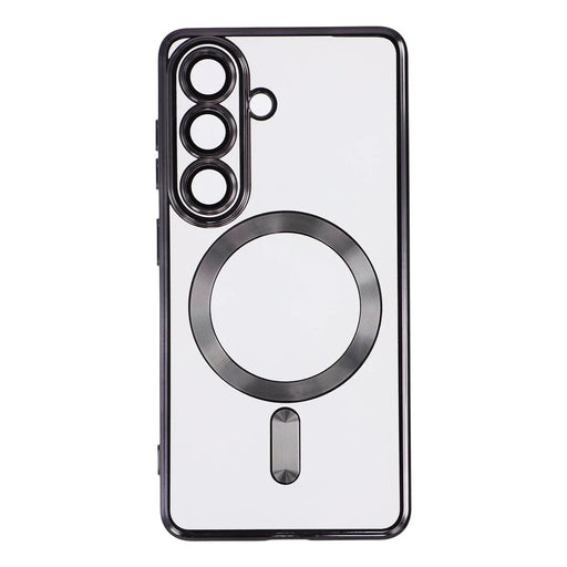 X-LEVEL For Samsung Galaxy S26 Magnetic Case Flexible TPU Clear Phone Cover with Lens Film - Black - 1