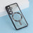 X-LEVEL For Samsung Galaxy S26 Magnetic Case Flexible TPU Clear Phone Cover with Lens Film - Black - 5