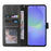 For Samsung Galaxy A57 5G Case Wallet Stand PU Leather Phone Cover with Wrist Strap - Black - 3