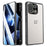For OnePlus 15 5G Case Double-Sided Tempered Glass Metal Frame Phone Cover with Lens Protector - Black - 1