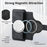 CASENEO MW-02 For Google Pixel 9 Pro XL Case Detachable Magnetic Leather Flip Cover - Black - 5