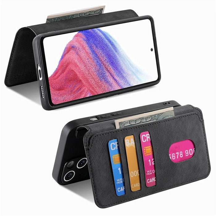 CASENEO MW-03 Magnetic Case For Google Pixel 10  /  10 Pro Detachable Leather Phone Wallet Cover - Black - 3