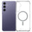 For Samsung Galaxy S26+ Magnetic Case 1.5mm Shockproof TPU + Acrylic Phone Back Cover - Transparent - 1