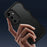 For Samsung Galaxy S26 Magnetic Case TPU + PC Phone Back Cover Skin Touch Wave Shape - Black - 6
