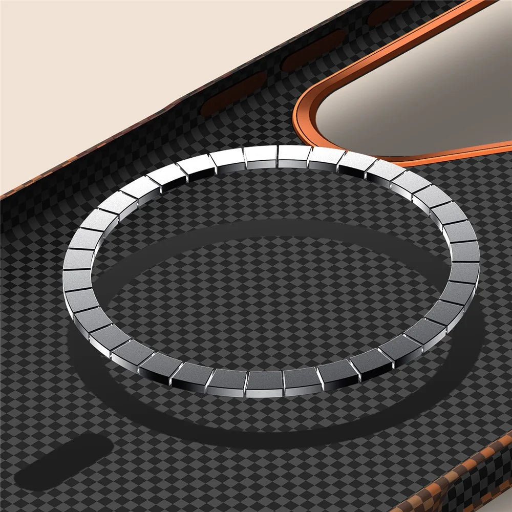 SULADA For Samsung Galaxy S26 Ultra Magnetic Case Shockproof Hard PC Phone Back Cover - Orange - 7