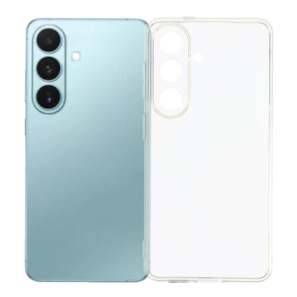 For Samsung Galaxy S26+ Case Watermark-Free 2.0mm Clear Phone TPU Cover - Transparent - 1