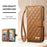 For iPhone 18 Pro / 17 Pro Stand Case Imprint TPU PU Leather Zipper Pocket Wallet Phone Cover with Strap - Brown - 6