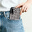 For Samsung Galaxy A57 5G Magnetic Case EYCASE Grid Series Black Edge TPU + Acrylic Cover - Black White Houndstooth - 7