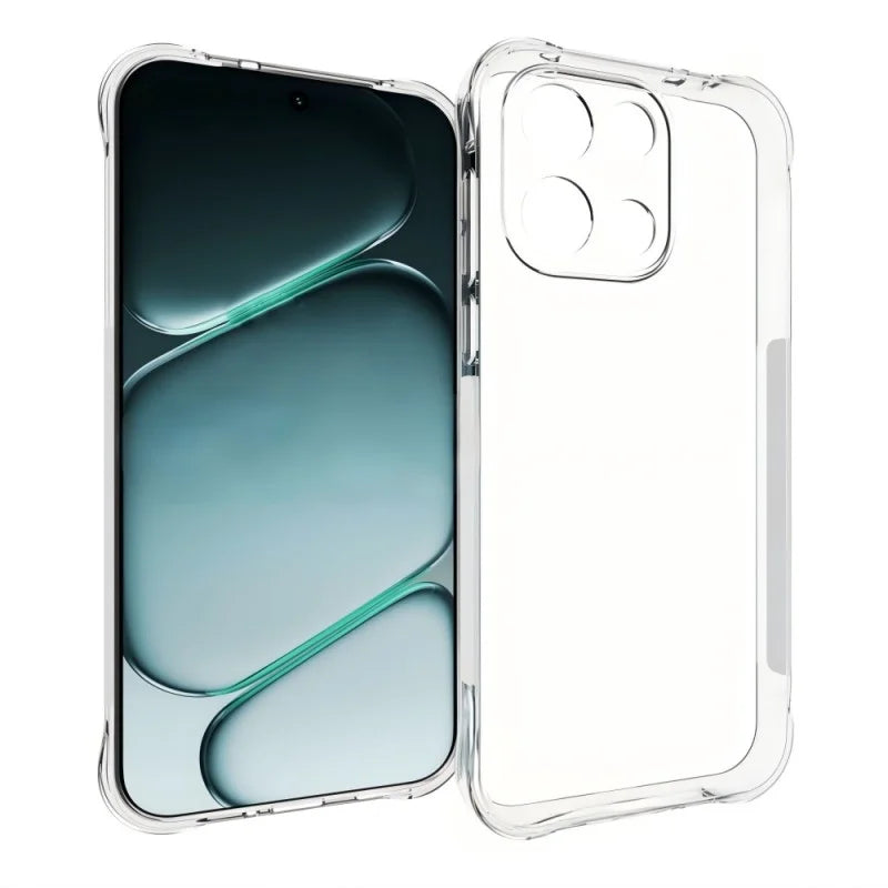 WANLONFENG For OnePlus Turbo 6 5G TPU Case  WL2 Series 2.0mm Phone Cover with 2Pcs Tempered Glass Films - Transparent - 2