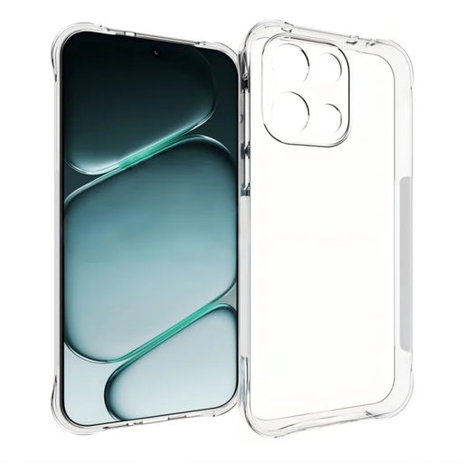 WANLONFENG For OnePlus Turbo 6 5G Case  WL Series 2.0mm TPU Phone Cover with Tempered Glass Film - Transparent - 2