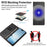 For Nothing Phone (3a) Pro Case RFID Blocking Wallet Stand Imprinted Cat Pattern Leather Phone Cover - Black - 7