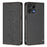 For Nothing Phone (3a) Lite 5G Case RFID Blocking Wallet Stand Imprinted Cat Pattern Leather Phone Cover - Black - 1