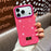 For iPhone 17 Pro Case Resin Rhinestones Metal Emblem TPU + PC Shockproof Phone Cover - Rose - 2