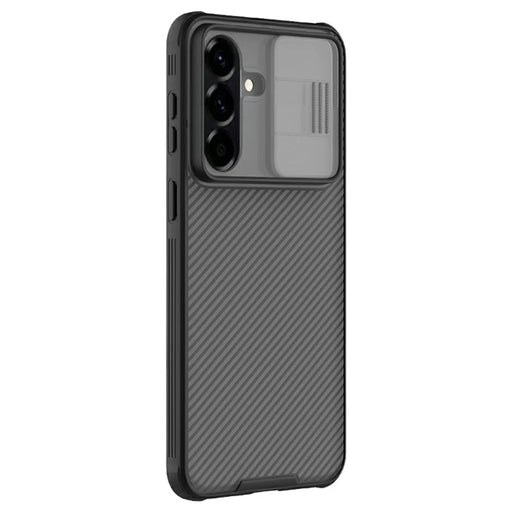 NILLKIN Camshield Pro Series For Samsung Galaxy A57 5G Case TPU + PC Phone Cover with Camera Slider - Transparent Black - 1