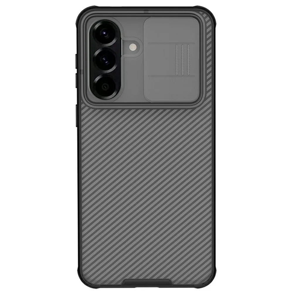 NILLKIN Camshield Pro Series For Samsung Galaxy A57 5G Case TPU + PC Phone Cover with Camera Slider - Transparent Black - 3