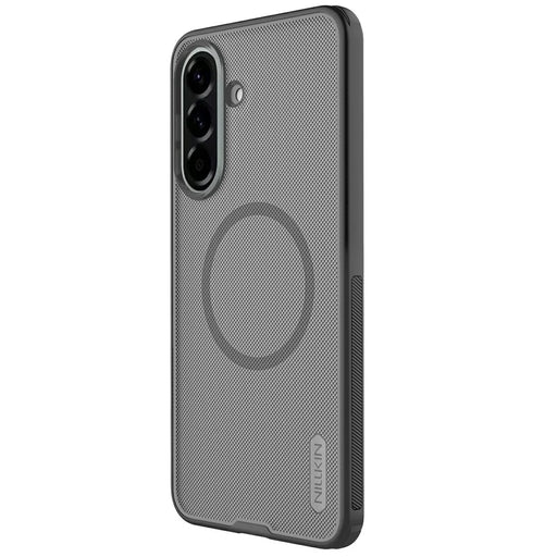 NILLKIN Super Frosted Shield Pro for Samsung Galaxy A57 5G Magnetic Case Matte PC TPU Phone Back Cover - Transparent Black - 1