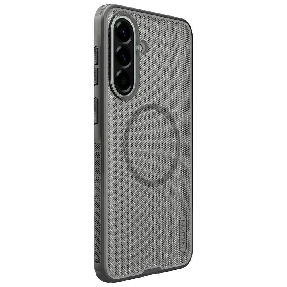 NILLKIN Super Frosted Shield Pro for Samsung Galaxy A57 5G Magnetic Case Matte PC TPU Phone Back Cover - Transparent Black - 2