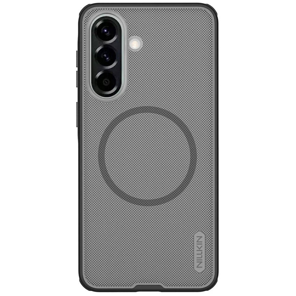 NILLKIN Super Frosted Shield Pro for Samsung Galaxy A57 5G Magnetic Case Matte PC TPU Phone Back Cover - Transparent Black - 3