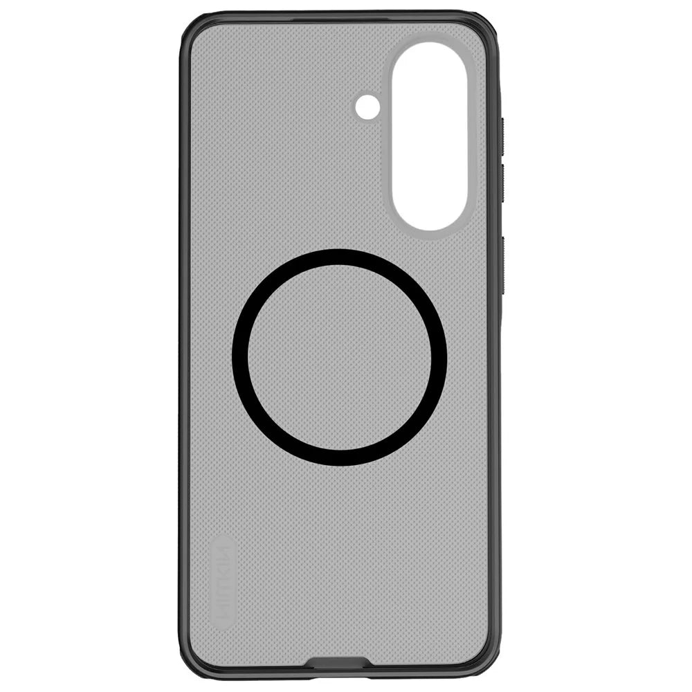 NILLKIN Super Frosted Shield Pro for Samsung Galaxy A57 5G Magnetic Case Matte PC TPU Phone Back Cover - Transparent Black - 5
