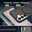 For Samsung Galaxy S26 Magnetic Case TPU Frame Acrylic Back Phone Cover Skin Touch - Black - 3