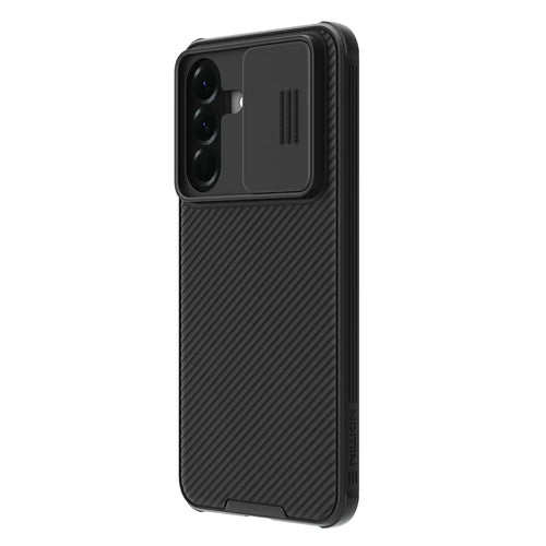 NILLKIN Camshield Pro for Samsung Galaxy A57 5G Magnetic Case TPU + PC Phone Cover with Slider Camera - Black - 1