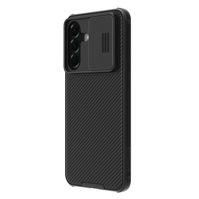 NILLKIN Camshield Pro for Samsung Galaxy A57 5G Magnetic Case TPU + PC Phone Cover with Slider Camera - Black - 1