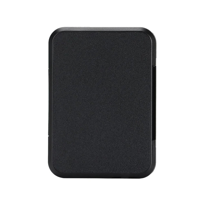 For AirTag Protective Case Phone Back Magnetic Card Holder Wallet - Black - 5