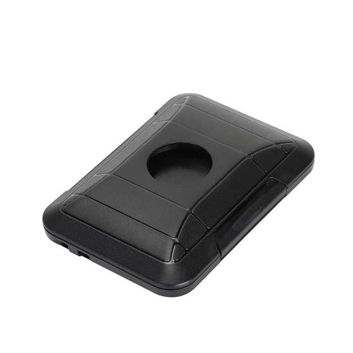 For AirTag Protective Case Phone Back Magnetic Card Holder Wallet - Black - 7
