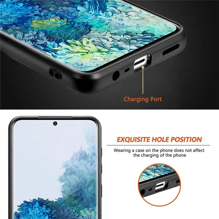 For Samsung Galaxy A57 5G Case Carbon Fiber Texture PU Leather + PC + TPU Phone Cover - Black - 4