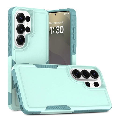 For Samsung Galaxy S26 Ultra Case 2 in 1 PC + TPU Shockproof Phone Cover - Mint Green - 1