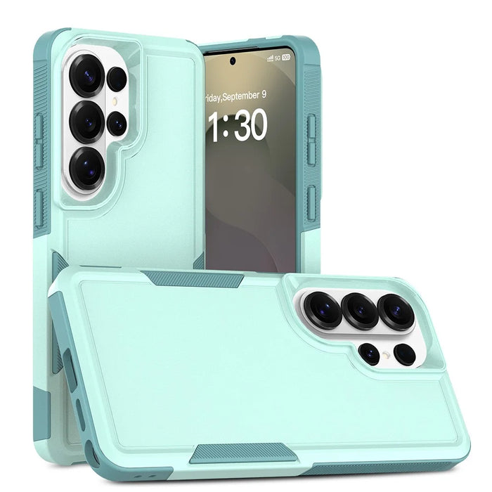 For Samsung Galaxy S26 Ultra Case 2 in 1 PC + TPU Shockproof Phone Cover - Mint Green - 1