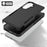 For Samsung Galaxy A57 5G Case 2 in 1 PC + TPU Shockproof Phone Cover - Black - 4