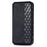 For Samsung Galaxy A37 5G Case Rhombus Imprint PU Leather Wallet Phone Cover - Black - 7