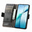 CASENEO For Samsung Galaxy A37 5G Phone Cases PU Leather Cover Stand with RFID Blocking Wallet - Black - 2