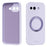 ABEEL For Google Pixel 10a Magnetic Case Kickstand Skin Touch Liquid Silicone Phone Cover - Purple - 1