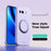 ABEEL For Google Pixel 10a Magnetic Case Kickstand Skin Touch Liquid Silicone Phone Cover - Purple - 2