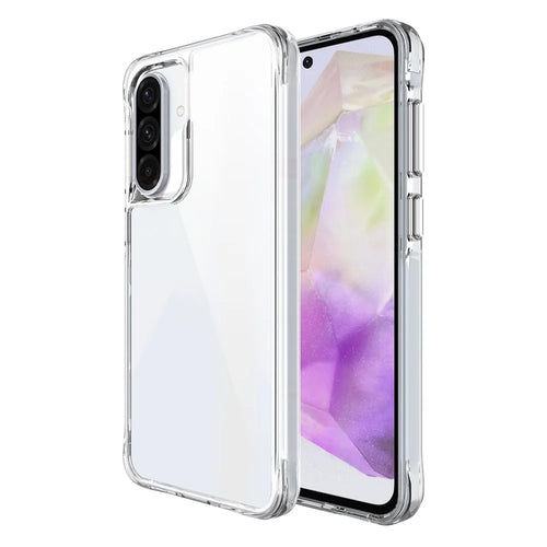 Phone Case For Samsung Galaxy A18 5G / A18 4G / A17 5G / A17 4G / A26 5G / A16 5G / A16 4G PC + TPU Dropproof Transparent Phone Cover - Transparent - 1