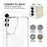 For Samsung Galaxy S26+ Magnetic Case TPU + PC Clear Phone Cover - Transparent - 6