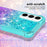 For Samsung Galaxy A37 5G / A36 5G / A56 5G TPU Case Gradient Quicksand Phone Back Cover - Sky Blue+Purple - 4